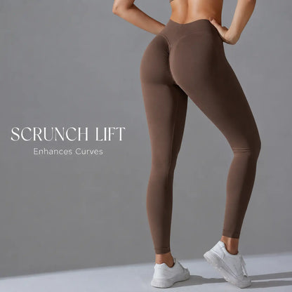 UPGROTH Women’S Seamless High Waisted V-Waist Leggings, Quick-Dry Tummy Control Athleisure Gym Clothes, Stretch Activewear for Yoga Workout & Made for Yoga & Gym Days,Back to School,Back to School Haul